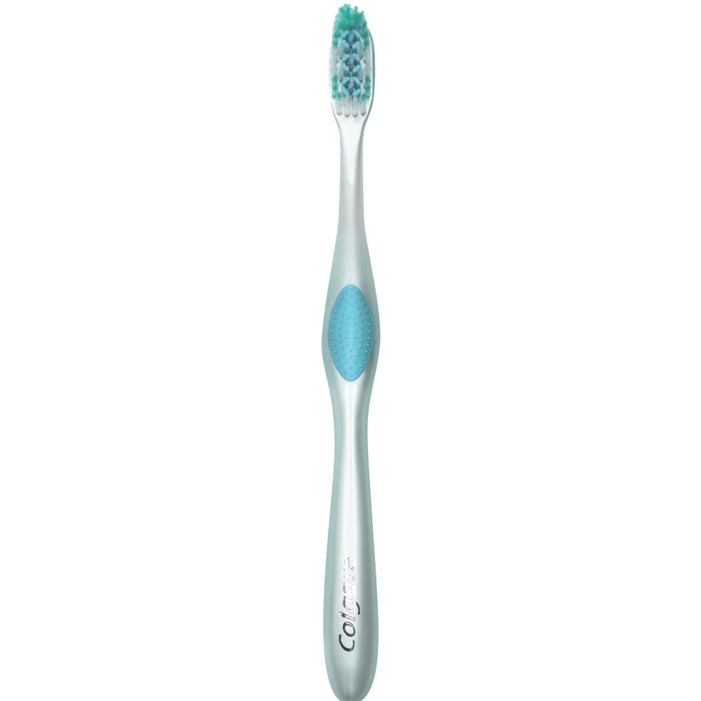 Colgate 360 Enamel Health Sensitive Toothbrush Compact Head – back view and specifications