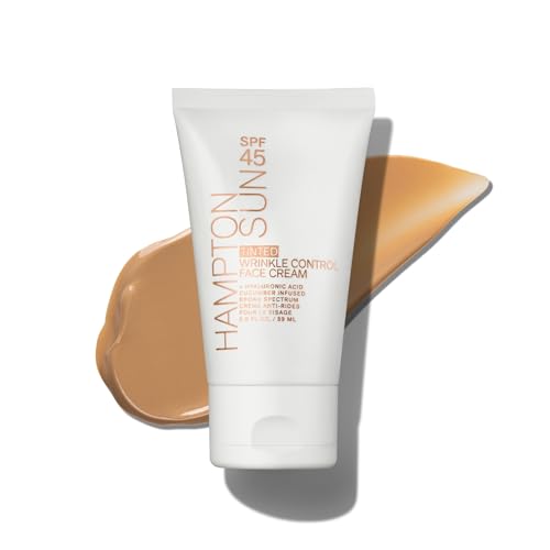 Hampton Sun SPF 45 Tinted Wrinkle Control Face Cream Daily - Premium Selection Official Imagery - 1