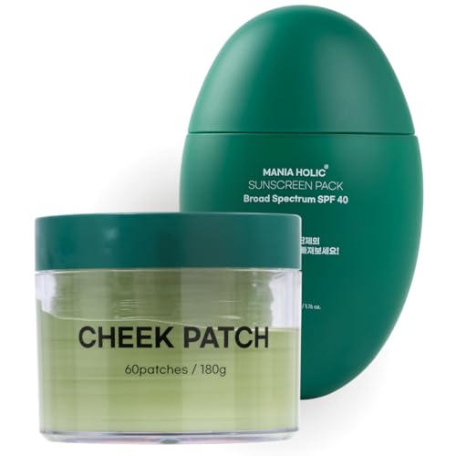 MANIA HOLIC Cheek Patch and Sunscreen Bundle Hydrating and - MANIA HOLIC Official Imagery - 1