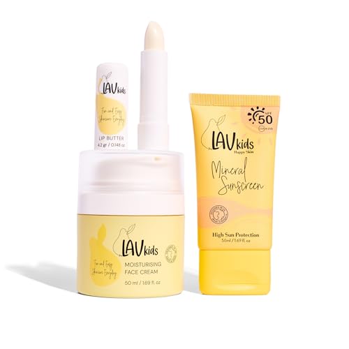LAV kids Sun Ready Set SPF 50 Mineral Sunscreen Moisturising - LAV KIDS Official Imagery - 1