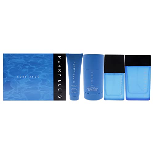 Perry Ellis Perry Ellis Pure Blue Men 3 4oz EDT Spray 3oz - Perry Ellis Official Imagery - 1