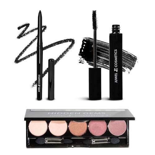 Juwel Cosmetics Eye Makeup Bundle Mascara Auto Eyeliner 5 - Juwel Cosmetics Official Imagery - 1