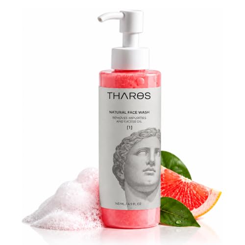 THAROS Men s Face Wash Daily Facial Cleanser Grapefruit - THAROS Official Imagery - 1