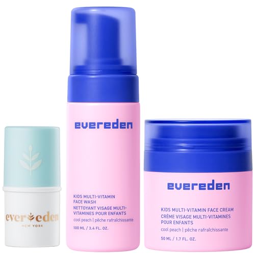 Evereden Kids Happy Face Duo Cool Peach and Baby Lip Balm - Evereden Official Imagery - 1