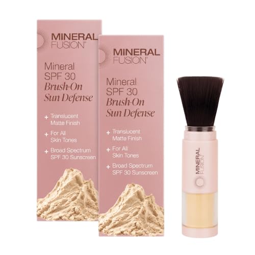 Mineral Fusion Brush On Powder Sunscreen for Face SPF 30 - Mineral Fusion Official Imagery - 1