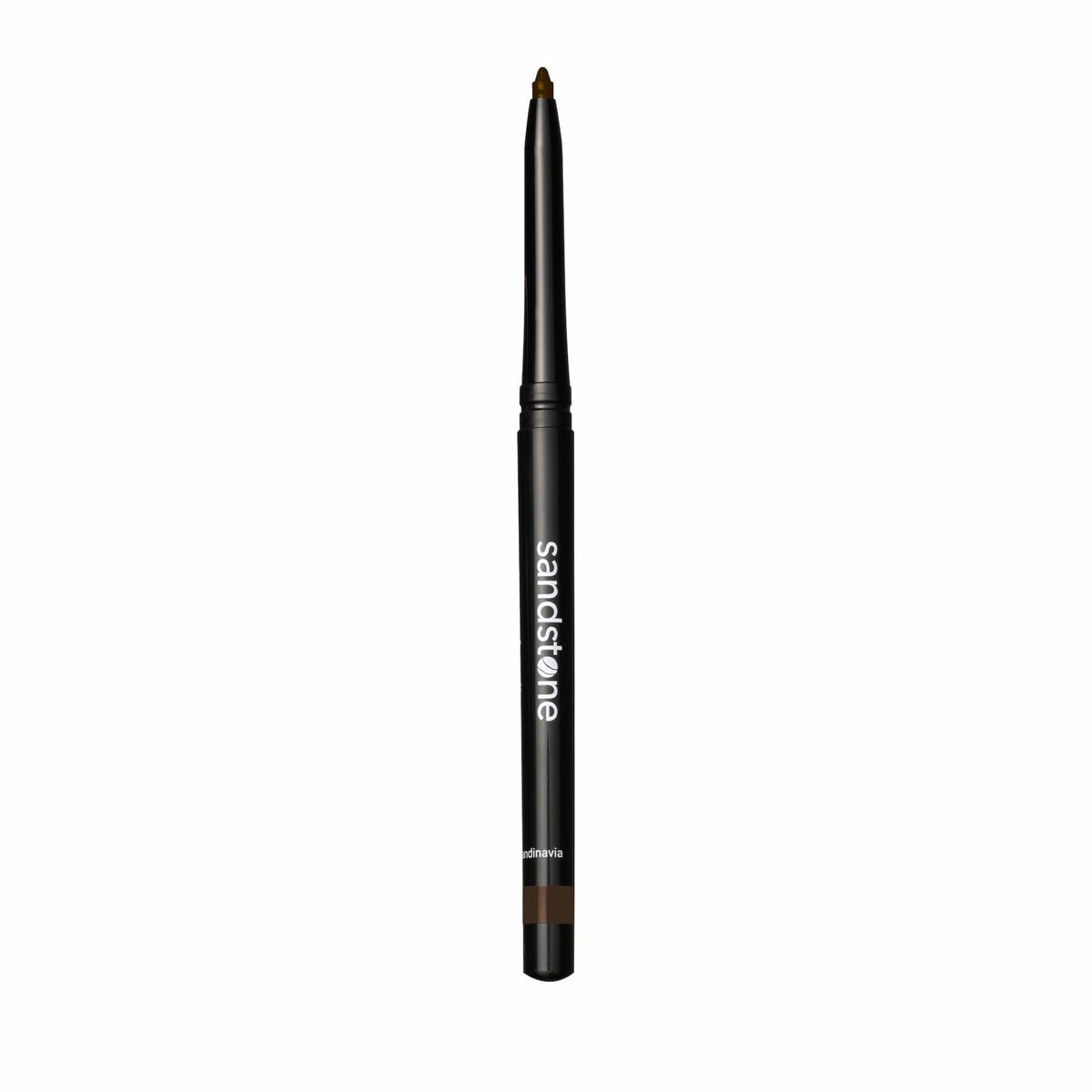 Sandstone Scandinavia Hypoallergenic Waterproof Eyeliner – back view and specifications