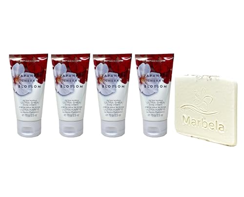 Bath Body Works Japanese Cherry Blossom 4 Piece Mini Body - Bath & Body Works Official Imagery - 1