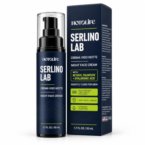 Serlino Lab Night Face Cream for Men Anti Aging Moisturizer - Hotolife Official Imagery - 1