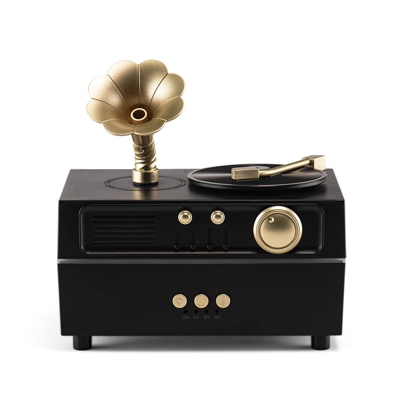 Vintage Gramophone Essential Oil Diffuser with Remote 7 - Lystarly Official Imagery - 1