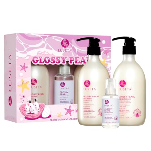 Luseta Glossy Pearl Hair Care Set Smooth Shine for Dull Hair - L LUSETA Official Imagery - 1