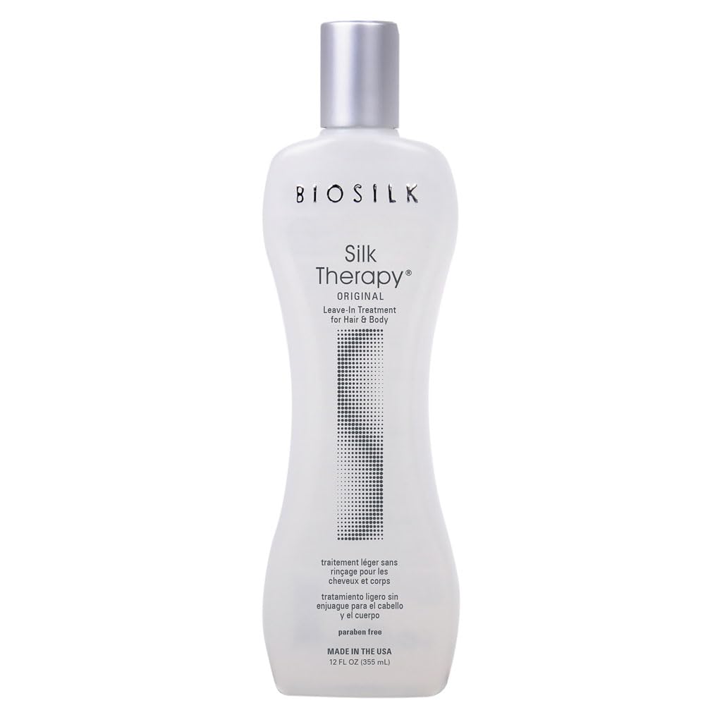 BioSilk Silk Therapy Original Leave In Hair Treatment 12 Oz - BioSilk Official Imagery - 1