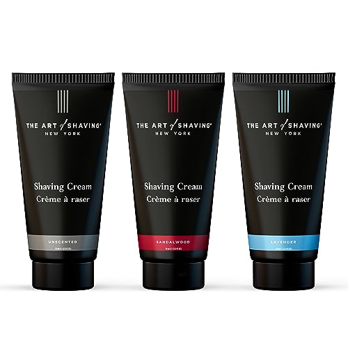 The Art of Shaving 3 Scent Shaving Cream Sampler for Men - Premium Selection Official Imagery - 1