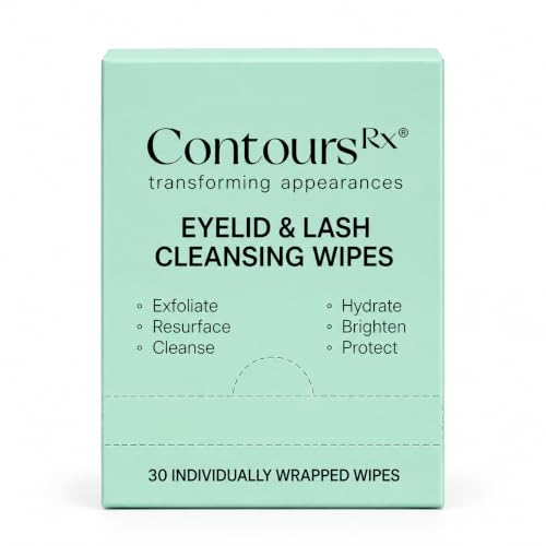 Contours Rx B5 Eyelid Cleansing Wipes Exfoliating Skin Prep - Contours Rx Official Imagery - 1