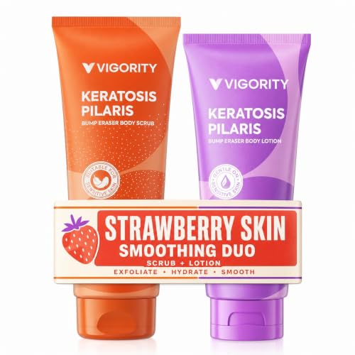 KP Bump Eraser Body Scrub Keratosis Pilaris Lotion Set with - Vigority Official Imagery - 1