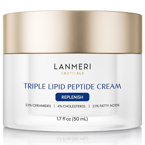 Lanmeri Triple Lipid Peptide Cream Rich Face Moisturizer - Lanmeri Official Imagery - 1
