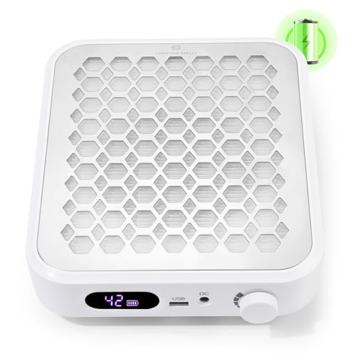 Nail Dust Collector Rechargeable Dust Collector Nail Tech - CHRISTINE SHELLY Official Imagery - 1