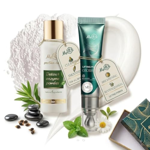 Cleanse Lift Duo Enzyme Powder Face Cleanser Lifting Power - MyIDi Official Imagery - 1