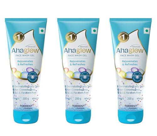 AHAGLOW FACE WASH 200GM PACK OF 3 - AHAGLOW Official Imagery - 1