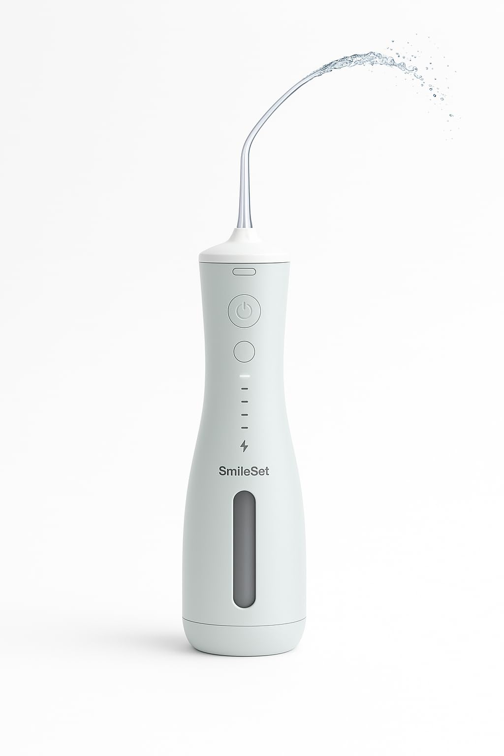 Premium Handheld Water Flosser 240ml Cordless Oral Irrigator - SmileSet Official Imagery - 2