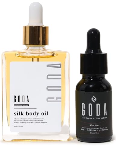 GODA Pheromones Perfume for Women Silk Body Oil Bundle Long - GODA Official Imagery - 1