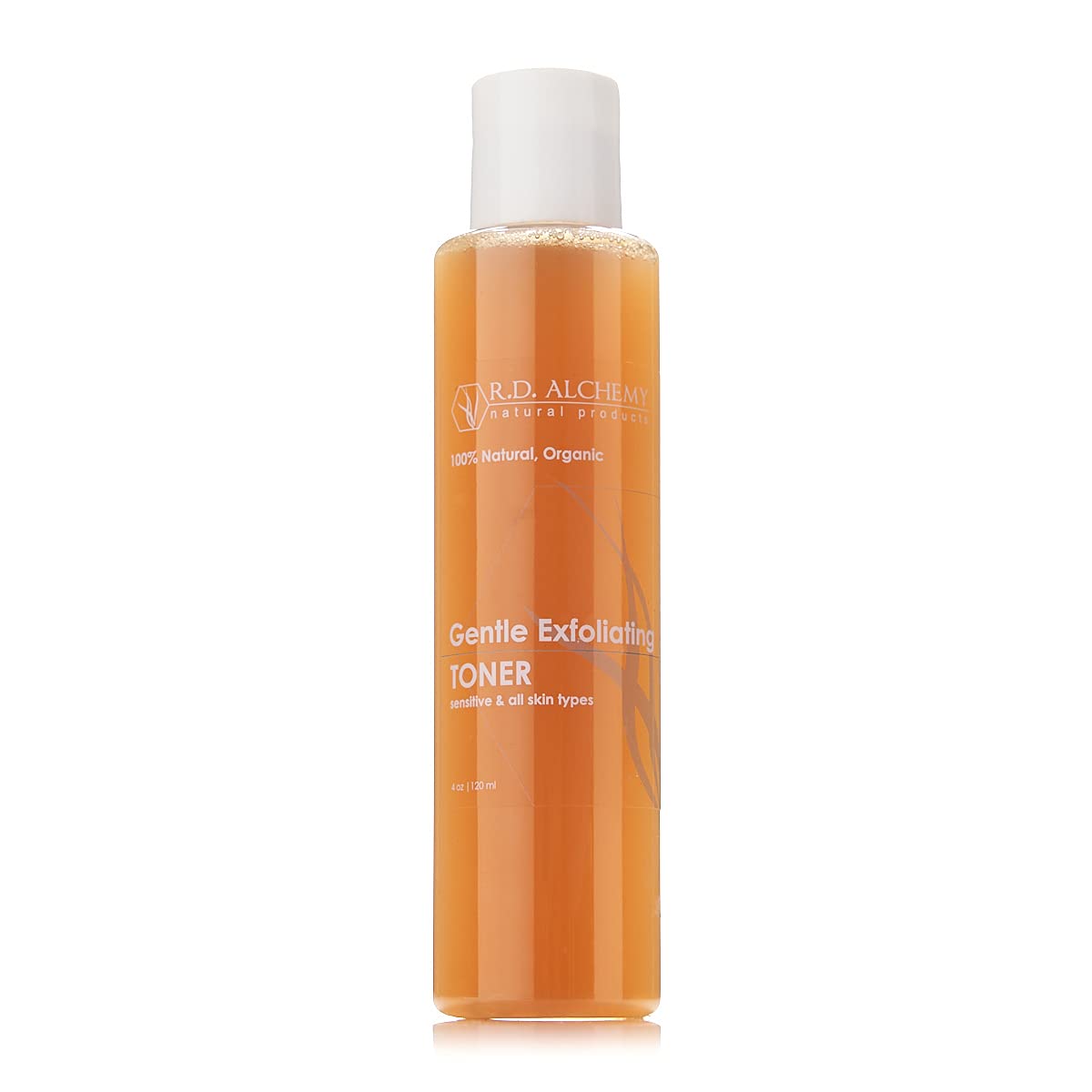 R.D. ALCHEMY 100% Natural & Organic Gentle Exfoliating Toner. Best Toner for Dull, Dry and Drab Skin. Remove Dead Skin C