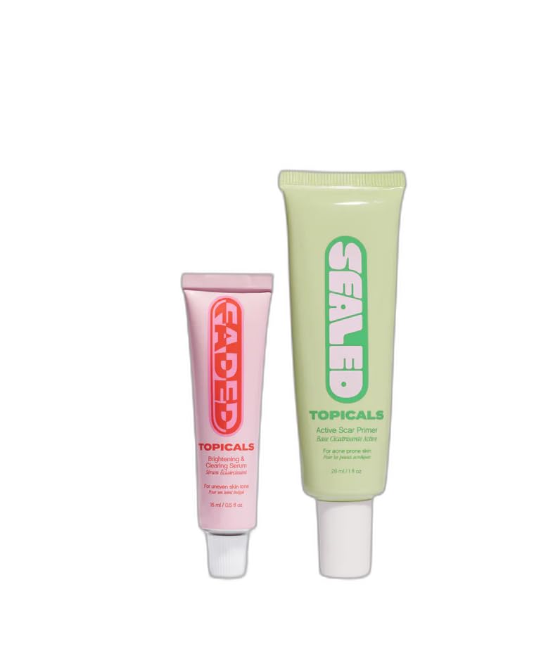 Topicals Post Acne Kit Mini Faded Serum Sealed Active Primer - Topicals Official Imagery - 1