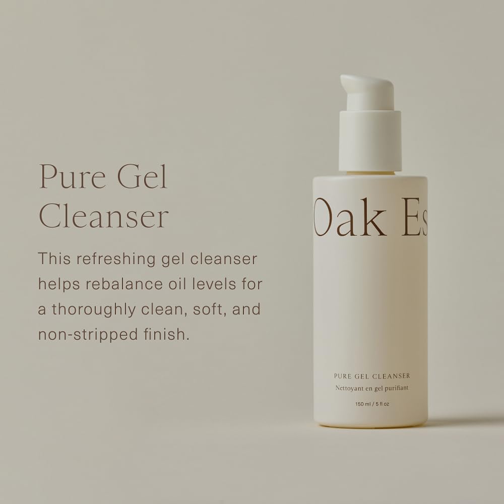 Oak Essentials Pure Gel Cleanser Clarifying Face Wash 5 fl - Oak Essentials Official Imagery - 3