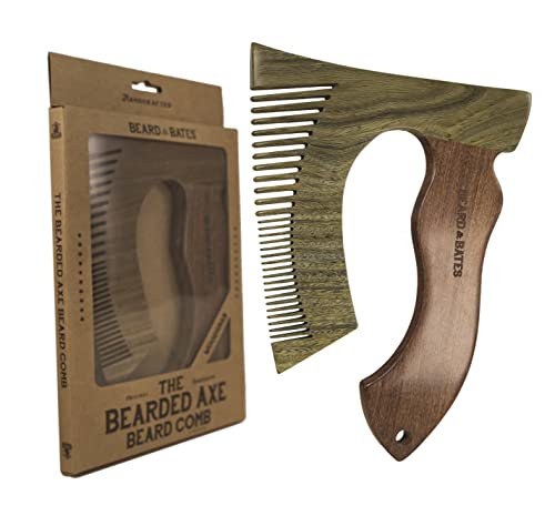 THE BEARDED AXE BEARD COMB - Beard & Bates Official Imagery - 1