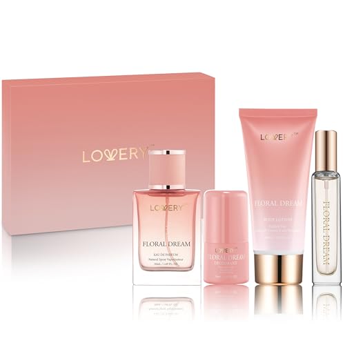 Gift for Women Floral Dream 4 in 1 Womens Perfume Deodorant - LOVERY Official Imagery - 1