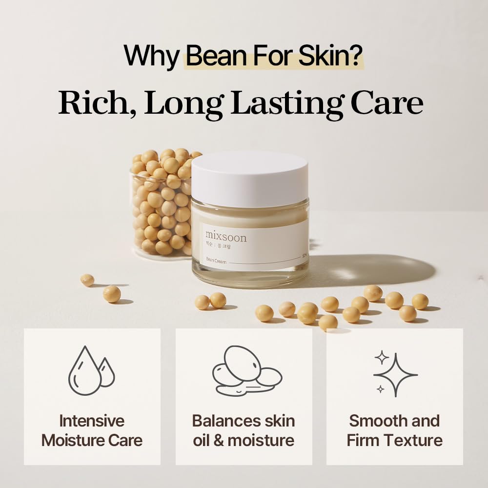 mixsoon Bean Cream 1 69 fl oz 50ml Bean Sunscreen 1 69 Fl Oz - mixsoon Official Imagery - 4