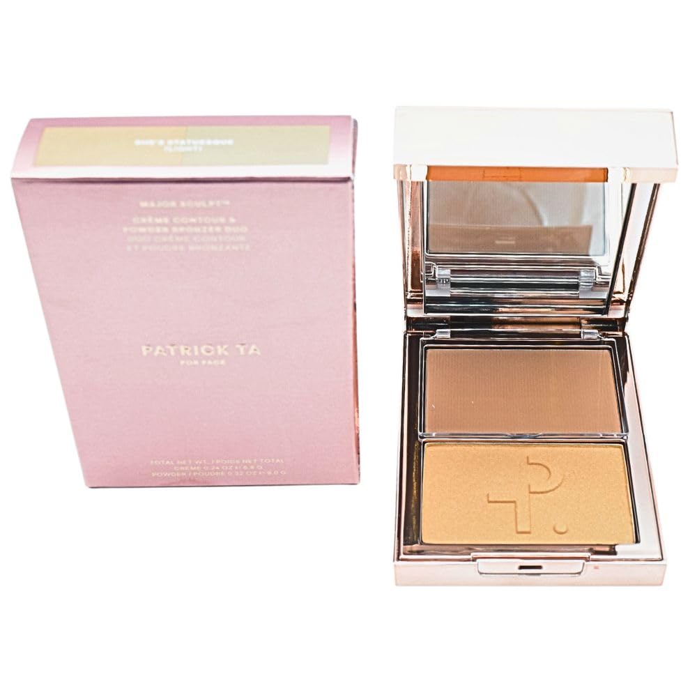 PATRICK TA Major Sculpt Cr me Contour Powder Bronzer Duo She - Torvill