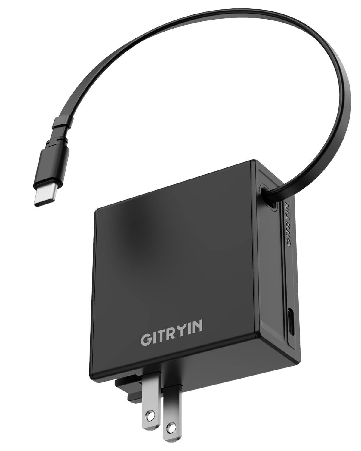 Gitryin 65W GaN Retractable USB Laptop Charger 33 5in Type C - Gitryin Official Imagery - 2