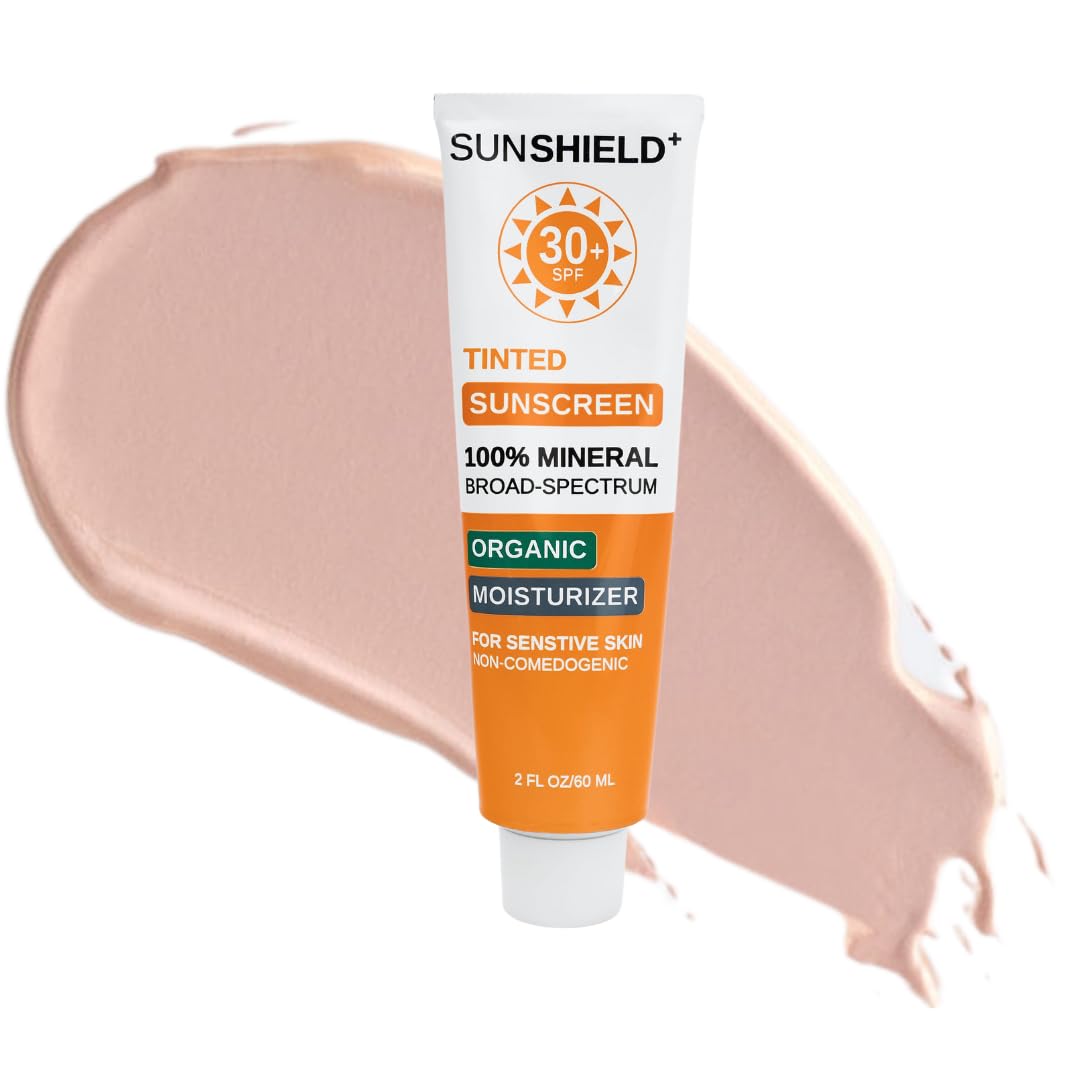 Daily SunShield Tinted Mineral Sunscreen SPF 30 Oat - Ginger Armor Official Imagery - 2