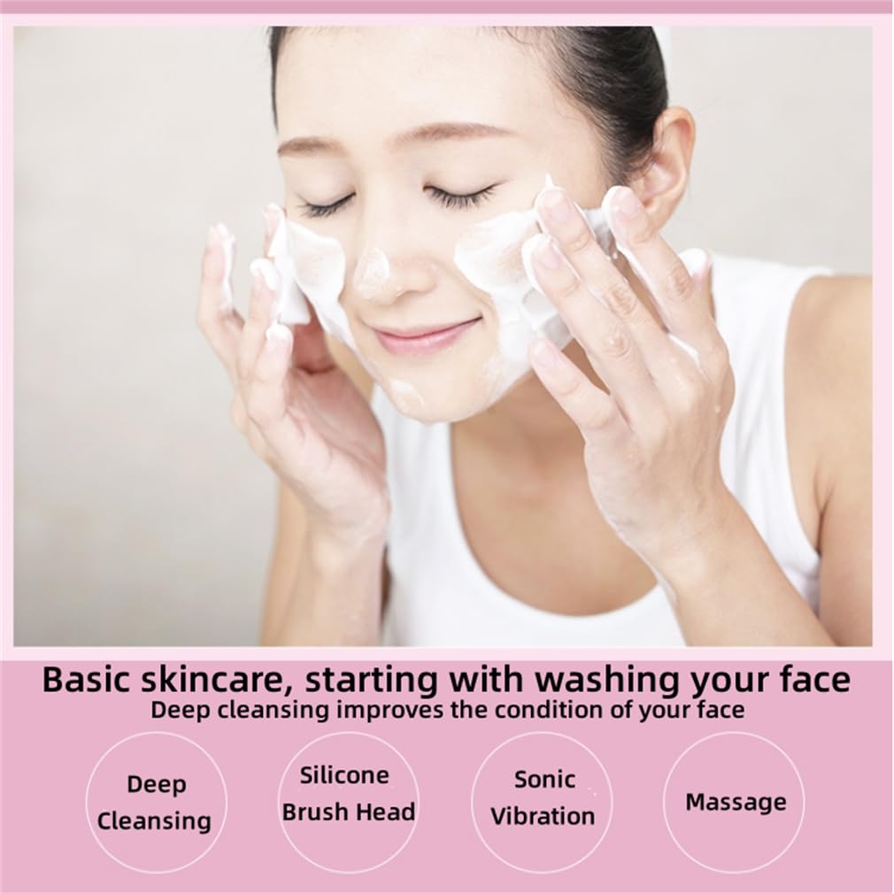 Face Brush Cleanser Exfoliating Face Scrubber Deep Cleansing - DAUTAI Official Imagery - 3