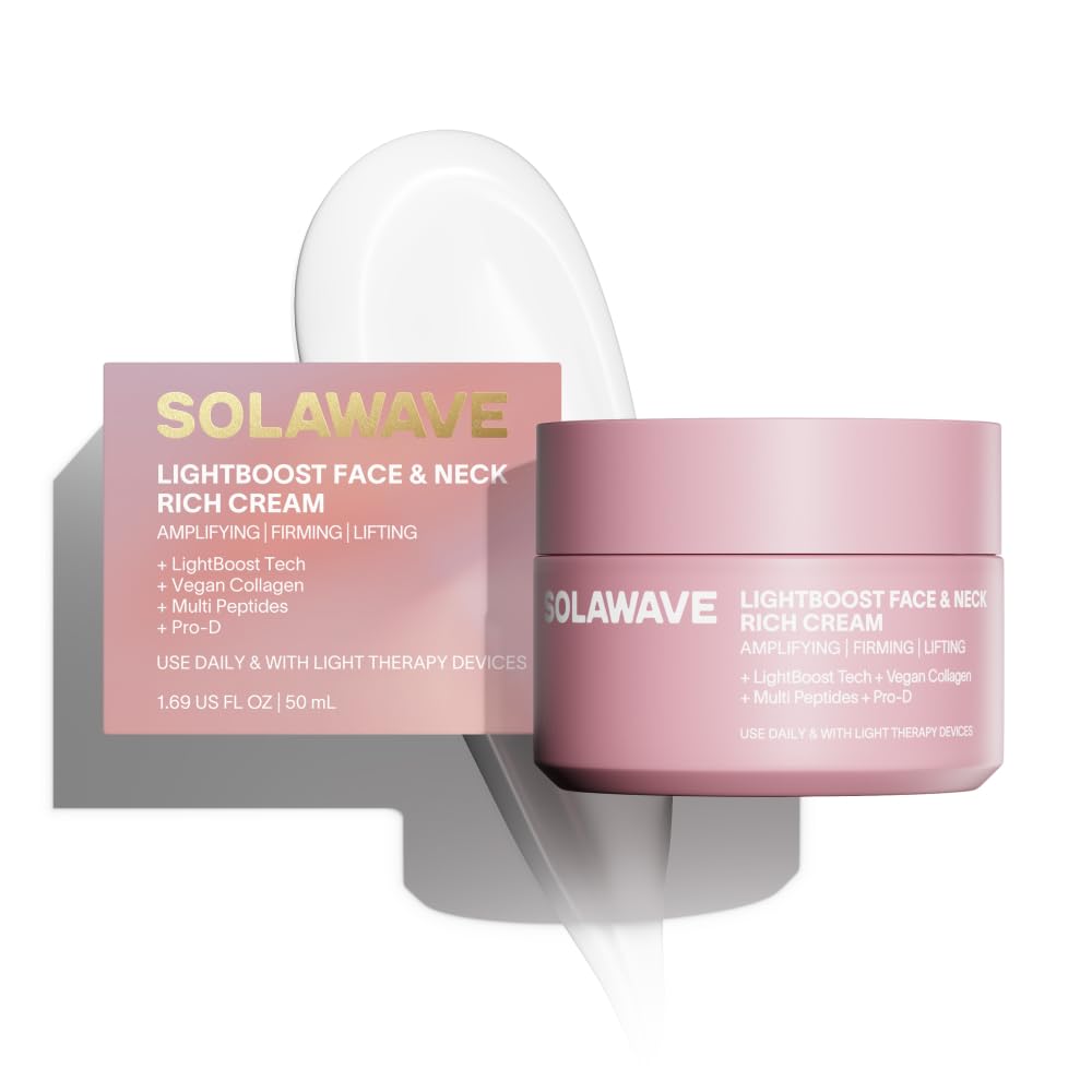 Solawave Red Light Therapy Rich Cream for Face Neck - Solawave Official Imagery - 2