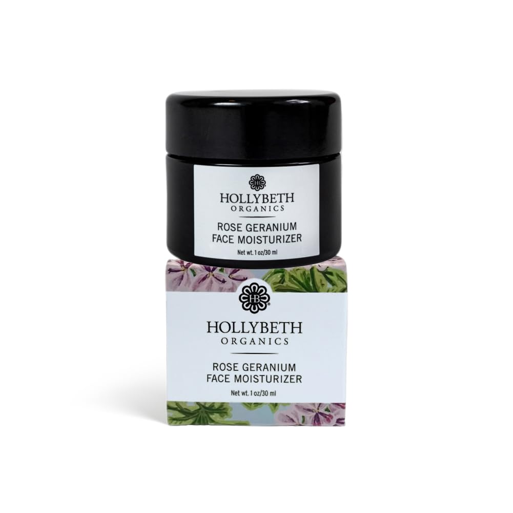 Rose Geranium Moisturizer - HollyBeth Organics Official Imagery - 2
