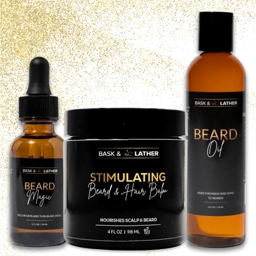 BASK LATHER Beard Growth Bundle - BASK & LATHER Official Imagery - 1