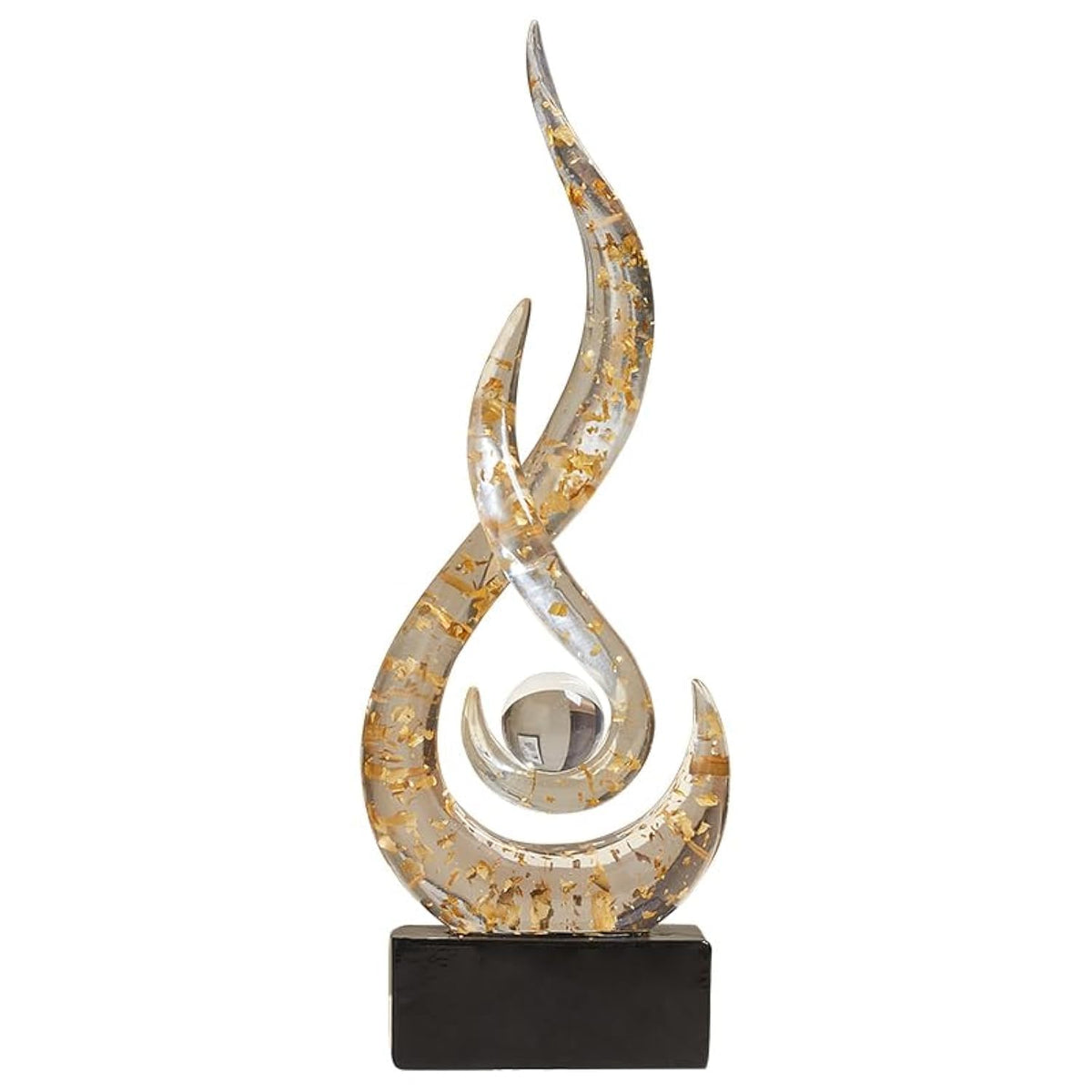 Modern Abstract Art Table Decoration Resin Flame Statue - XYQXYQ Official Imagery - 2