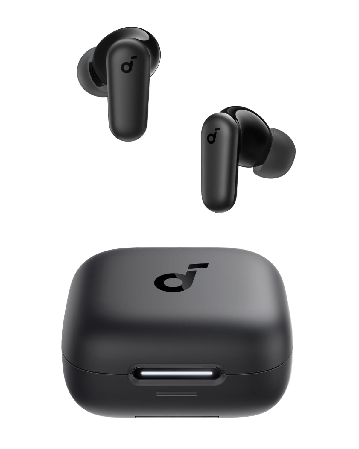Soundcore P30i by Anker Noise Cancelling Earbuds Hands Free – Black, Plastic