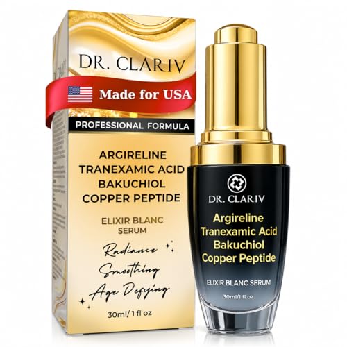 Argireline Peptide Serum with GHK Cu 3 Tranexamic Acid - DR. CLARIV Official Imagery - 1