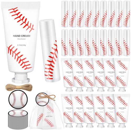 144 Pcs Lip Balm Handcream Party Favor Baseball Red and - Torvill