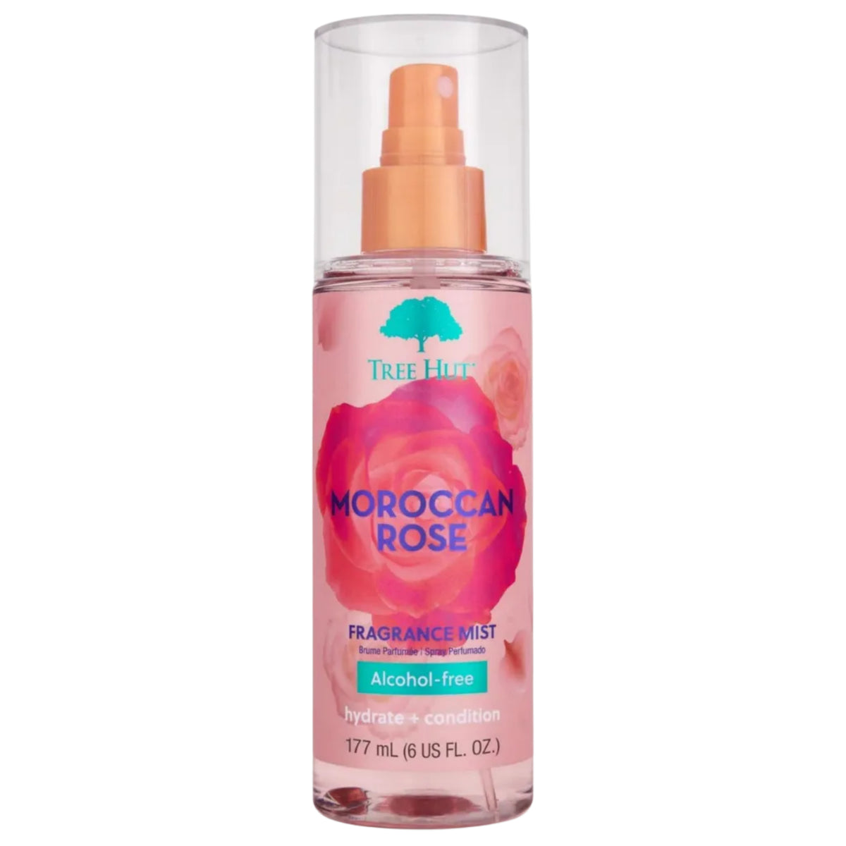 Tree Hut Moroccan Rose Hair Body Mist Alcohol Free Body
