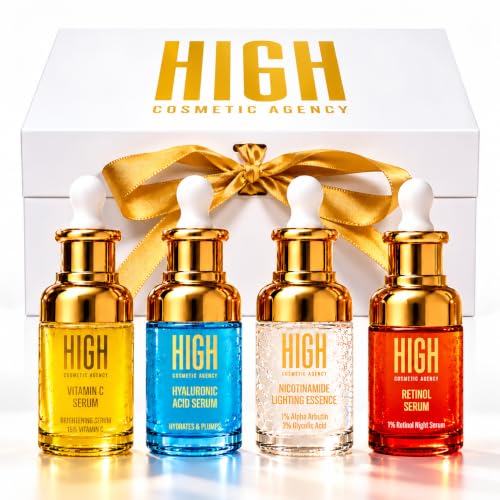ELIXIR QUARTET 4 Piece Facial Serum Set - HIGH COSMETIC AGENCY Official Imagery - 1
