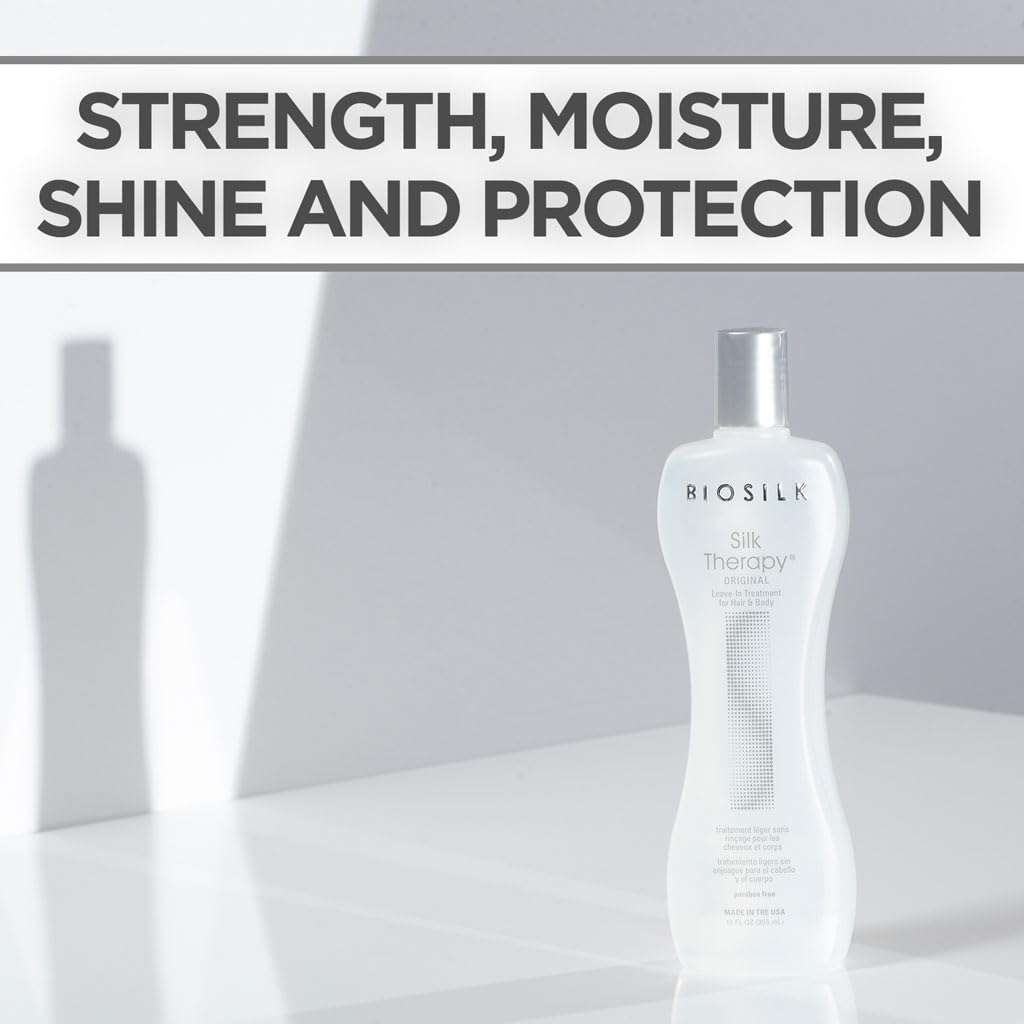 BioSilk Silk Therapy Original Leave In Hair Treatment 12 Oz - BioSilk Official Imagery - 3