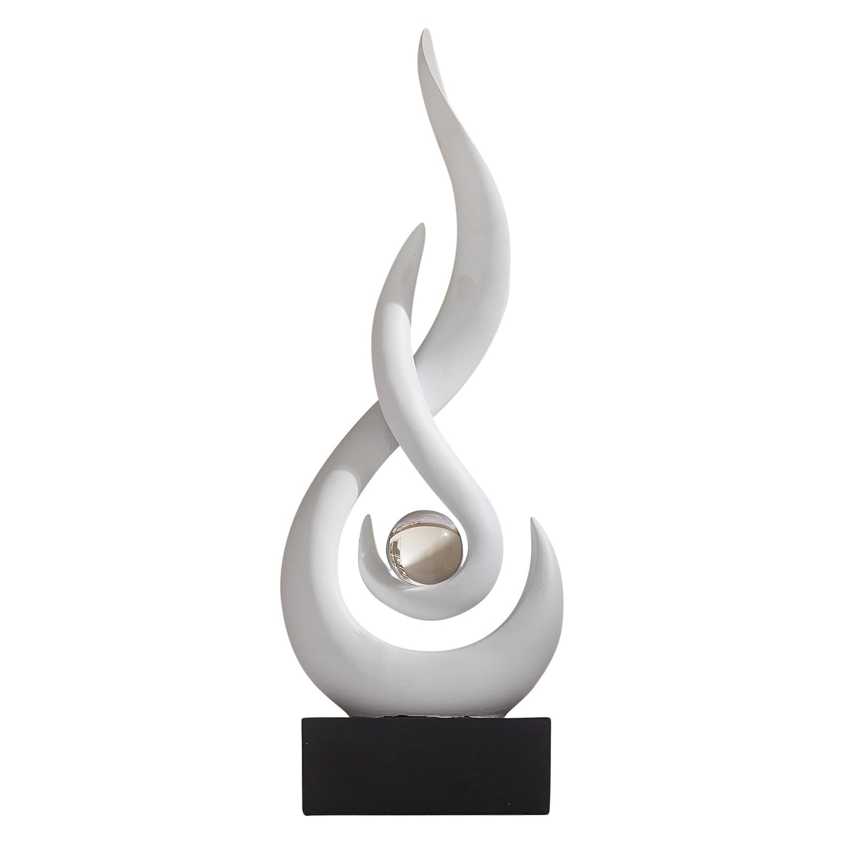 Modern Abstract Art Table Decoration Resin Flame Statue - XYQXYQ Official Imagery - 8