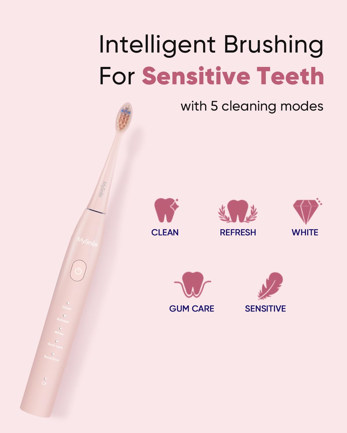 MySmile DY156 Electric Toothbrush and Teeth Whitening Powder - MySmile Official Imagery - 4
