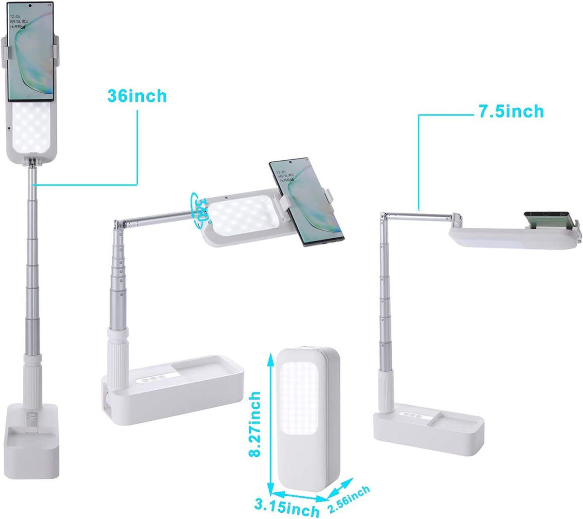 beyonday Foldable Phone Holder for Recording Selfie Stand - beyonday Official Imagery - 7
