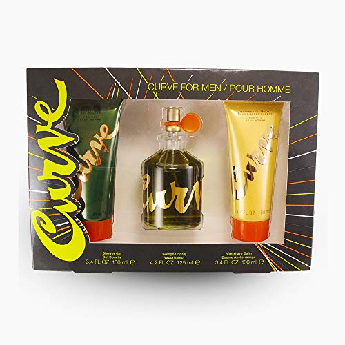 Liz Claiborne Curve 3 Pc Gift Set for Men 4 2 Fl Ounce - Liz Claiborne Official Imagery - 1