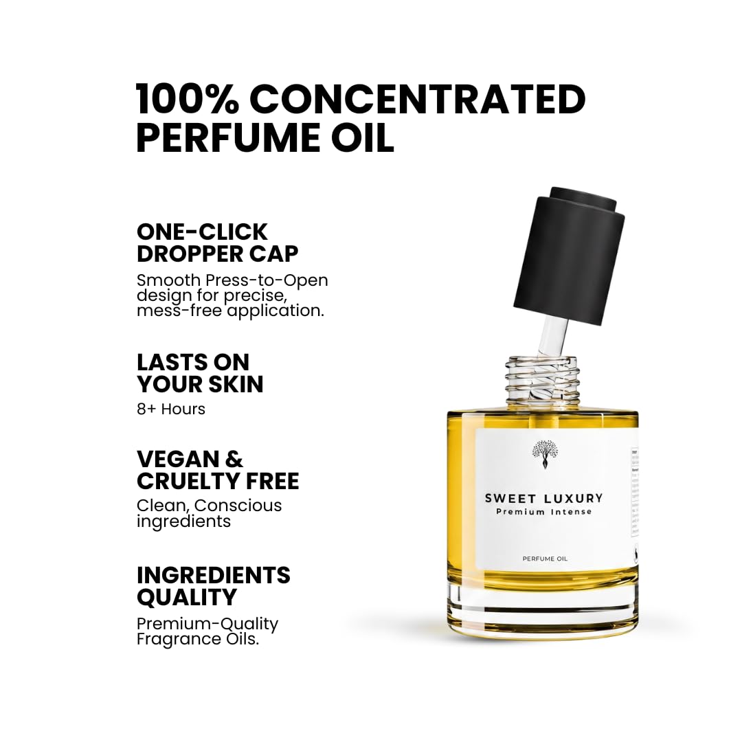Sweet Luxury Premium Intense Perfume Oil Unisex Long Lasting - Eternal perfume oils Official Imagery - 4