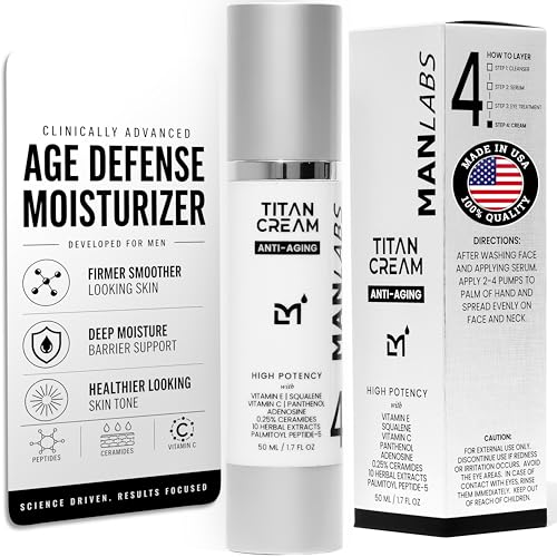 Man Labs Titan Mens Face Cream Anti Aging Moisturizer - Man Labs Official Imagery - 1